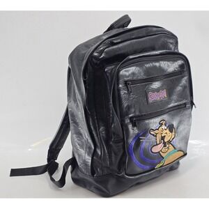 Y2K Scooby Doo Leather Backpack - Color Black - Awesome - Retro - throwback
